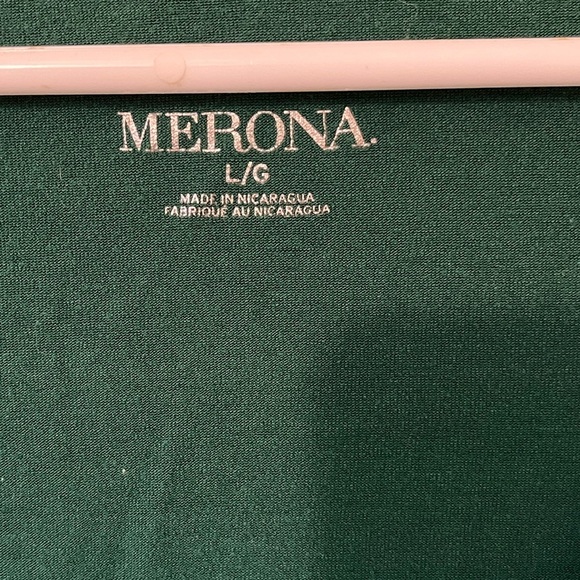 Merona Women's Green V-Neck Top - Picture 2 of 5
